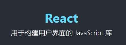 react